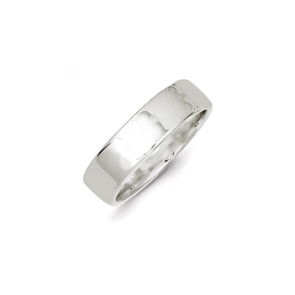 Sterling Silver 6mm Lightweight Flat Size 8 Band