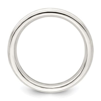 Sterling Silver 3mm Comfort Fit Half Round Milgrain Size 9 Band