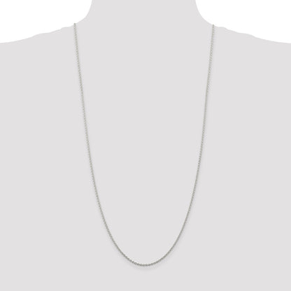 Sterling Silver 1.95mm Cable Chain