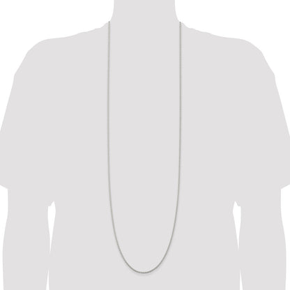 Sterling Silver 2.25mm Cable Chain