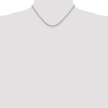Sterling Silver 2.75mm Cable Chain