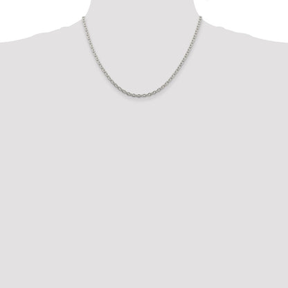 Sterling Silver 3.5mm Cable Chain