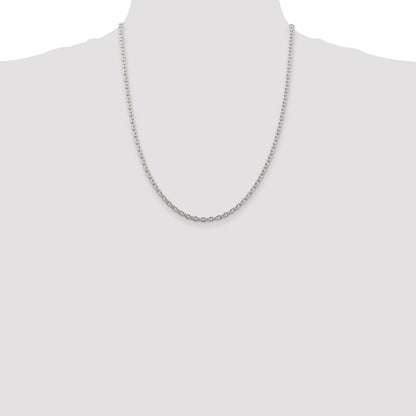 Sterling Silver 3.5mm Cable Chain