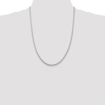 Sterling Silver 3.5mm Cable Chain
