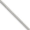 Sterling Silver Polished 2.9mm Domed Curb Chain