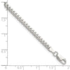 Sterling Silver Polished 3.4mm Domed Curb Chain
