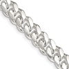 Sterling Silver 7.8mm Polished Domed Curb Chain