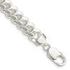 Sterling Silver 9mm Polished Domed Curb Chain