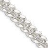 Sterling Silver 10.7mm Polished Domed Curb Chain