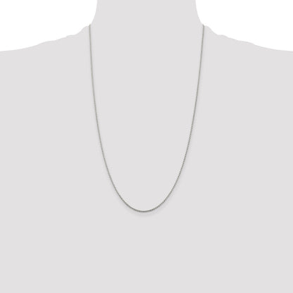 Sterling Silver 1.2mm Diamond-cut Rope Chain