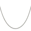 Sterling Silver 1.7mm Diamond-cut Rope Chain