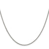 Sterling Silver 1.7mm Diamond-cut Rope Chain