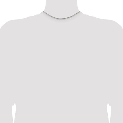 Sterling Silver 1.85mm Diamond-cut Rope Chain