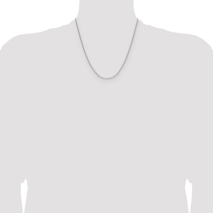 Sterling Silver 1.3mm 8 Sided D/C Double Spiga Chain
