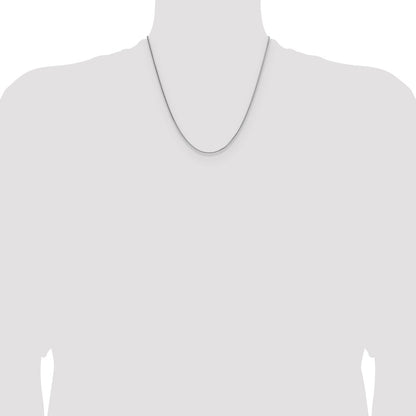 Sterling Silver 1.45mm 8 Sided D/C Double Spiga Chain