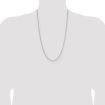 Sterling Silver 1.45mm 8 Sided D/C Double Spiga Chain
