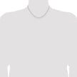 Sterling Silver Rhodium-plated 2.15mm D/C Forzantina Chain