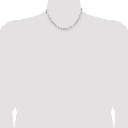 Sterling Silver Rhodium-plated 3.85mm D/C Forzantine Chain