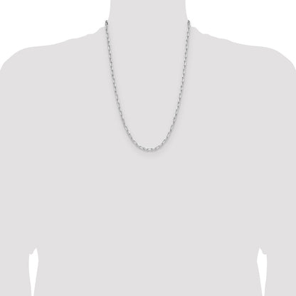 Sterling Silver Rhodium-plated 3.85mm D/C Forzantine Chain