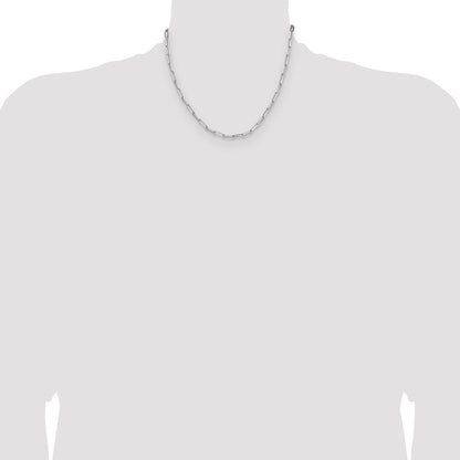 Sterling Silver 3.5mm D/C Paperclip Chain