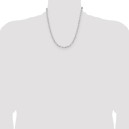 Sterling Silver 3.5mm D/C Paperclip Chain