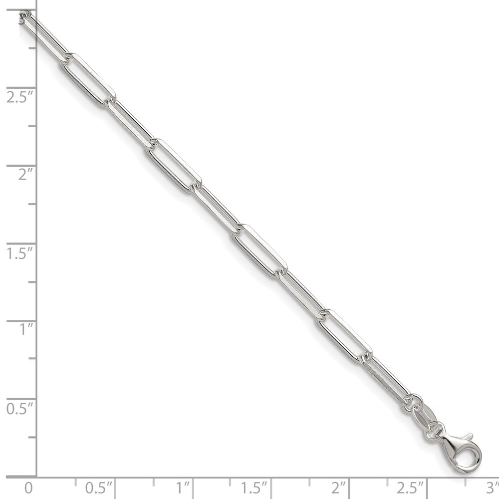 Sterling Silver 3.5mm D/C Paperclip Chain