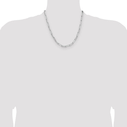 Sterling Silver 4.4mm D/C Paperclip Chain