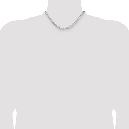 Sterling Silver 5.5mm D/C Paperclip Chain