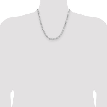 Sterling Silver 5.5mm D/C Paperclip Chain