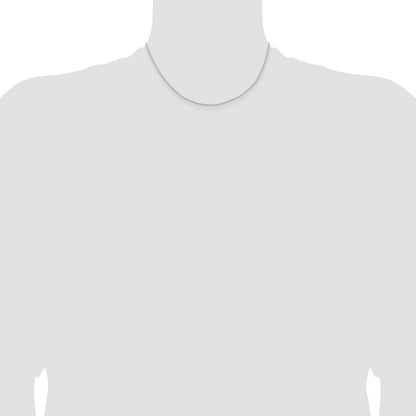 Sterling Silver 1.3mm Solid Rope Chain