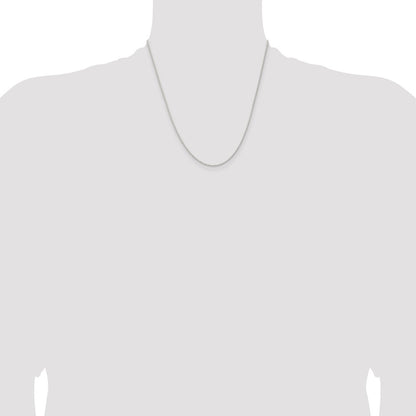 Sterling Silver 1.3mm Solid Rope Chain