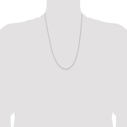 Sterling Silver 1.3mm Solid Rope Chain