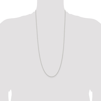 Sterling Silver 1.5mm Solid Rope Chain