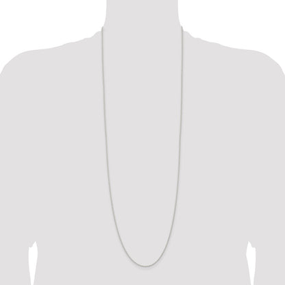 Sterling Silver 1.5mm Solid Rope Chain