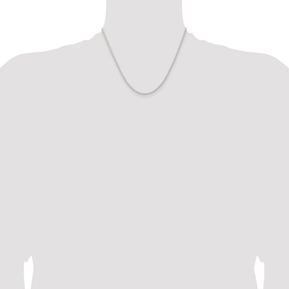 Sterling Silver 1.8mm Solid Rope Chain