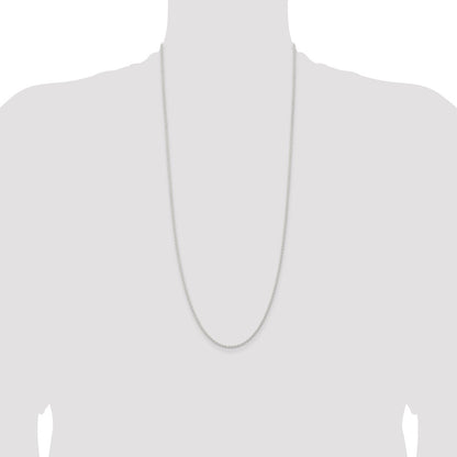 Sterling Silver 1.8mm Solid Rope Chain