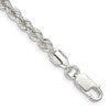 Sterling Silver 4.3mm Solid Rope Chain