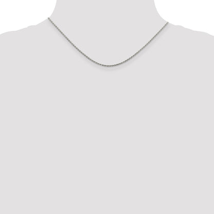 Sterling Silver 1.5mm Diamond-cut Spiga Chain