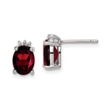 January Birthstone Earrings;
