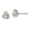 Sterling Silver Polished Fancy Love Knot Post Earrings