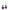 Sterling Silver Polished Amethyst Heart Dangle Earrings