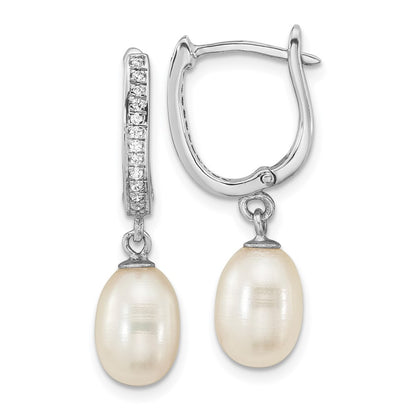 "Pearl, Natural Stone and Shell Earrings"