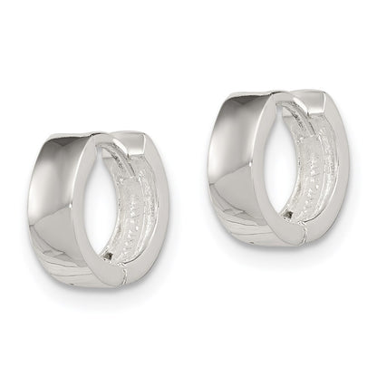 Sterling Silver Hinged Hoop Earrings