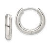 Sterling Silver Polished Hinged Hoop Earrings
