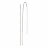 Sterling Silver Polished Bar Threader Earrings