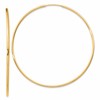 Sterling Silver Flash Gold-plated 1.3mm Endless Hoop Earrings