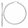 Sterling Silver 3mm Round Hoop Earrings