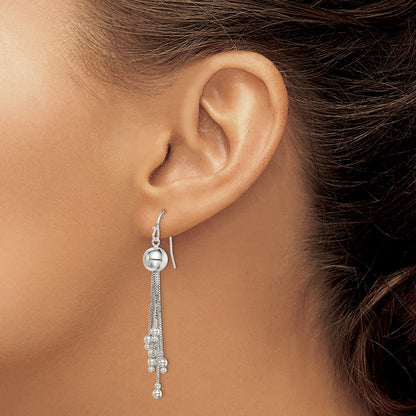 Sterling Silver Shepherd Hook Earrings