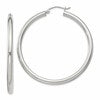 Sterling Silver 3mm Round Hoop Earrings