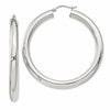 Sterling Silver 5mm Round Hoop Earrings
